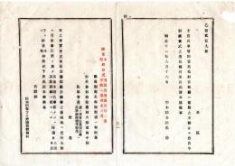 士官兵卒等 帰省其他願書式の通り記載し可差出 帰省休暇願書式 日延願書式 栃木県令鍋島幹○明治１１年 栃木県布達 栃木県○和本古書古文書