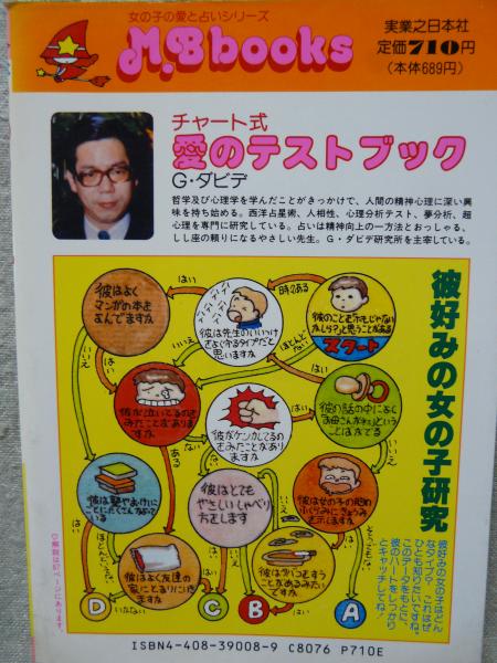 信頼も高い 愛のテストブック : チャート式(G.ダビデ 著 ; 説話社 編 その他