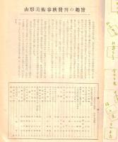 ※山形美術春秋　発刊趣旨・祝文：山形縣知事村山道雄・県議会議長加藤富之助・山形市長鈴木重屹等　日本画の鑑賞＝松林桂月等々　非売品
