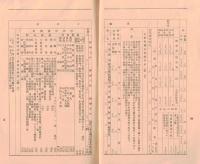 ※諏訪郡平野村勢一覧　昭和7年4月（現在の長野県岡谷市）