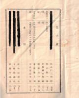 昭和12年九月1日現在　切山班班院名簿　在郷軍人勝間田村分會　（現在の静岡県牧之原市）

