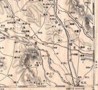 明治31年日光地図　近衛師管下野國上都賀郡