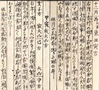※方鑑早繰　全　嘉永7年-安政ー万延元年迄6冊　折れ帖