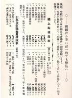 襖の栞　案内図＆値段表付