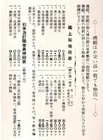 襖の栞　案内図＆値段表付