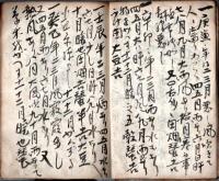 東方朔秘傳文書（甲子より吉凶の事・表紙は東方朔文書とあり）　写本
