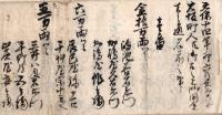 天保十四年卯六月御用金文書（書留帳）　大阪商人鴻池善右衛門・加島屋久右衛門・千草屋宗十郎等200余名