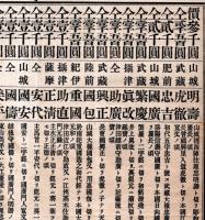新刀価格一覧表　昭和12年改正