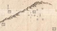 河越合戦図　銅版画　（河越合戦、河越夜戦　北条氏康綱成・今川義元等・現埼玉県川越市）