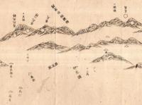 ※竹下戦地概図　銅版画　（建武2年1336年・建武政権新田義貞脇屋義助尊良親王等×足利尊氏・直義等）　箱根竹ノ下の戦い・建武の乱とも