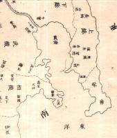 ※将門横領坂東八州概図　銅版画　（関東豪族）