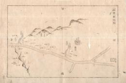 ※山崎戦地図　銅版画　羽柴秀吉×明智光秀　1枚