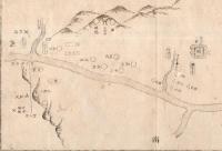 ※山崎戦地図　銅版画　羽柴秀吉×明智光秀　1枚