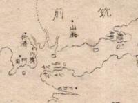 ※源平戦地一ノ谷図　銅版画　平安末期治承・寿永の乱　源範頼・義経等源氏×平知盛・忠度等平氏

