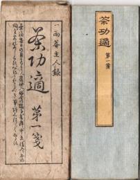 ※茶功適　第一箋　折れ帖