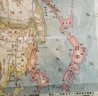 戦時新報西比利亞全図　（伯林ヨリ極東マデ）　大正七年時事新報第12451號附録　（シベリア・ロシア連邦）