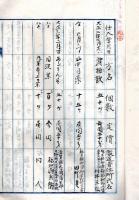 ※売薬買入帳　大正元年　栃木縣那須郡伊王野村売薬請買人渋井仁平　　2丁3頁のみ！
