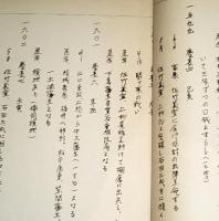 ※水戸藩年表略記　天正十八年～元禄十三年　自佐竹水戸城ヲ奪ウ至光圀西山ニ歿ス　ガリ刷　生瀬百姓一揆・水戸藩快風丸松前、石狩へ・藤井紋太夫お手討等々