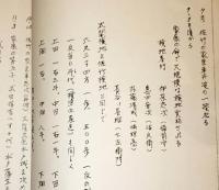 ※水戸藩年表略記　天正十八年～元禄十三年　自佐竹水戸城ヲ奪ウ至光圀西山ニ歿ス　ガリ刷　生瀬百姓一揆・水戸藩快風丸松前、石狩へ・藤井紋太夫お手討等々