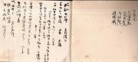 ※道中帳4号　自昭和7年度＝昭和17年　信州小県郡塩尻村（現長野県上田市）ふじ屋（種子販売業か？）
