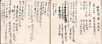 ※道中帳4号　自昭和7年度＝昭和17年　信州小県郡塩尻村（現長野県上田市）ふじ屋（種子販売業か？）

