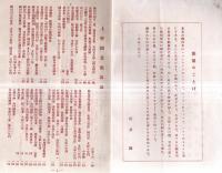 ※涼風すみ田川展出品目録　上野図書館・早大図書館・国立博物館・早大演劇博物館・加藤諄氏等　開催のことば＝石井満