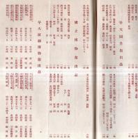 ※涼風すみ田川展出品目録　上野図書館・早大図書館・国立博物館・早大演劇博物館・加藤諄氏等　開催のことば＝石井満