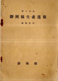 ※第十五次静岡縣生産速報　昭和元年