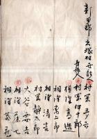 ※明治27年上野國那波郡紫町鎮座　稲含宮大御神楽講人名帳 新田郡出塚村12名