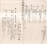 ※外国地理　後編　普通学表解叢書