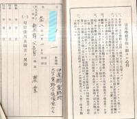 ※青年學校手帳　教育ニ関スル勅語・手帳ニ関スル心得等　福島県伊達郡粟野村某君