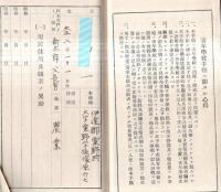 ※青年學校手帳　教育ニ関スル勅語・手帳ニ関スル心得等　福島県伊達郡粟野村某君