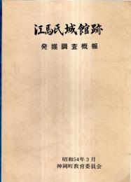 江馬氏城館跡　発掘調査概報