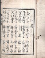 ※誹諧礎二編　10・11・12月・神祇の言葉・所名の詞・花の詞・月の詞等々