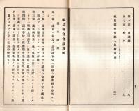 ※大正七年福島縣臨時治水調査会議事速記録＆福島縣議会会議規則附傍聴人取締規則　2点