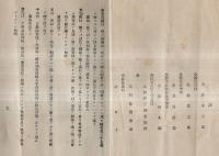 ※明治39年新治郡酒造組合仮定款・創立総會議事録　2冊 　議長大和田三郎左衛門