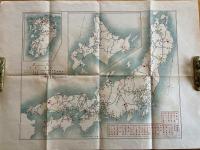 ※大正九年一月調　改訂鉄道線路網図表　鉄道省　国有線・国有軽便線・私設線・鉄道線路網等　附図2枚
