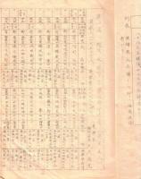 ※衆議院議員候補者事務長其他一覧表　昭和11年2月15日現在　警視庁情報課　第19回衆議院選挙　浅沼稲次郎・鳩山一郎・麻生久・大神田軍治氏等名前アリ