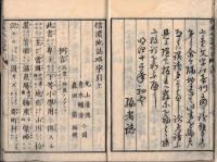 ※信濃地誌略字引　全