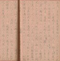 ※九。能高郡浦里街　（戦時中台湾浦里で任務についていた一日本兵が戦後の昭和24年に現地を訪ねた際の日誌です）　蕃社桜・霧社事件・桃米坑・高砂族・漢民族・富士温泉・緑色の毒蛇・水牛の牛車等