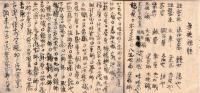 ※自明治12年3月1日公用雑事書留　秋成村戸長　（新潟県中魚沼郡-現在の津南町）　新潟縣令永山盛輝・被選挙人に島田茂氏等アリ