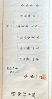 ※天源術十二宮奥傳免許　昭和8年6月2日　安井一守氏→岡部悦子氏　葛城昇齋→源亀齋南卜・・・竹元齋量丸・・等