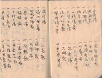 ※明治三十六年七月一日筆記　袖珍醫便巻ノ一　　写本