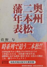 奥州二本松藩年表