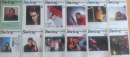 Swing JOURNAL ( スイングジャーナル ) 1990年 1月号～12月号　12冊揃   別冊付録 1989 ジャズ　ＣＤ・ＬＰ・ビデオ・データ・ブック