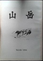 山岳　vol.89 1994