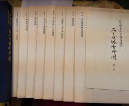 天守閣再建20周年記念名古屋城古絵図　限定五百部 絵図8枚揃 解説１３頁　帙入り