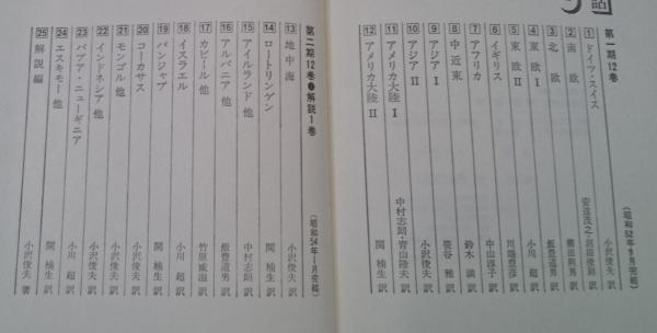 世界の民話 全２５巻揃(小沢俊夫編) / 古本、中古本、古書籍の通販は