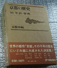 京都の歴史１０ 年表・事典 月報、地図付き
