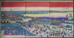 東京里俗人形町通従水天宮深川遠景　Tokyo Popular Spots-Ningyocho Street Suitengu Shrine Toward Fukagawa